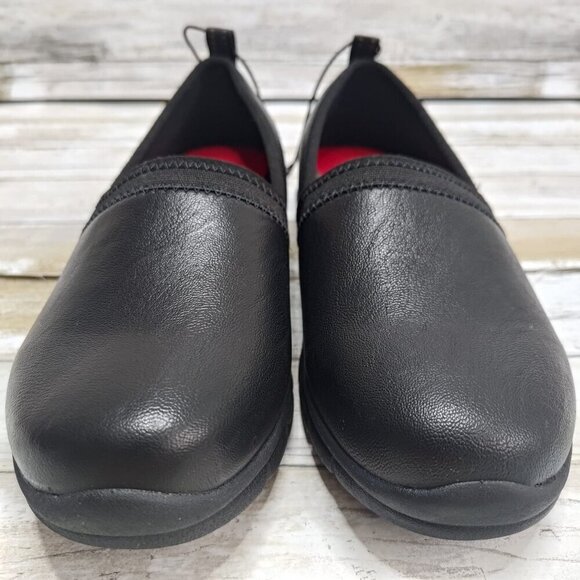 Skechers Women's Work Slip Resistant Memory Foam Slip On Shoes Black Sz 7.5 - Picture 3 of 8